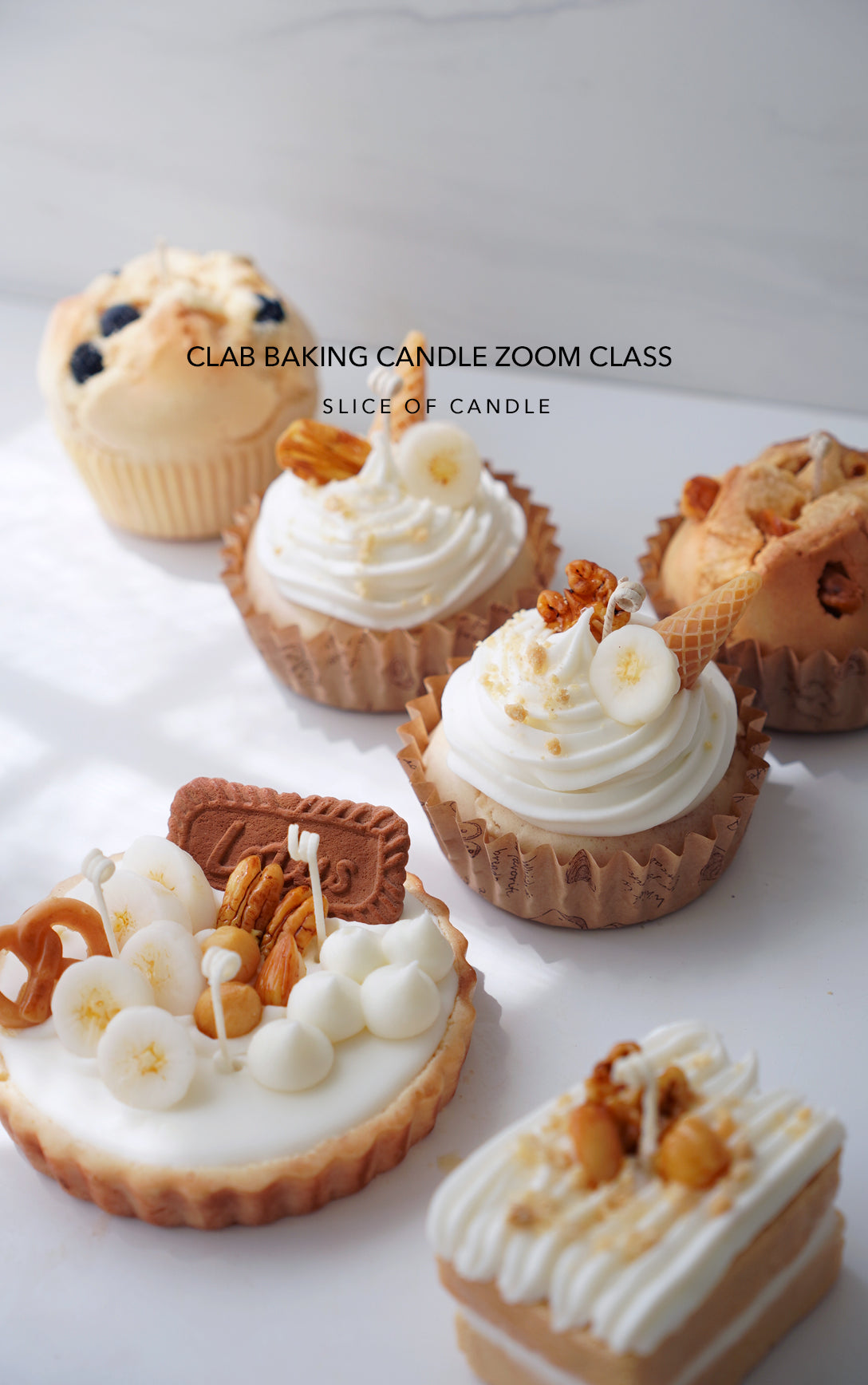 SOLD OUT Baking Candle Online (English) August 14 (Live Zoom Class)