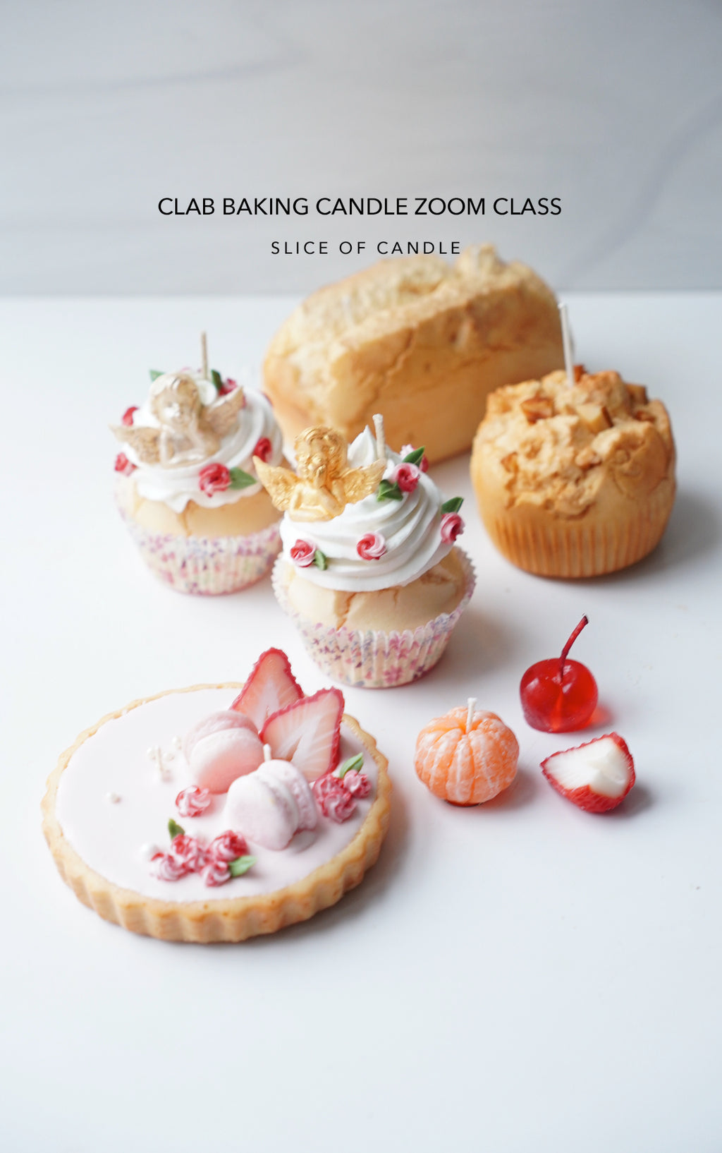 SOLD OUT Baking Candle Online (English) August 14 (Live Zoom Class)