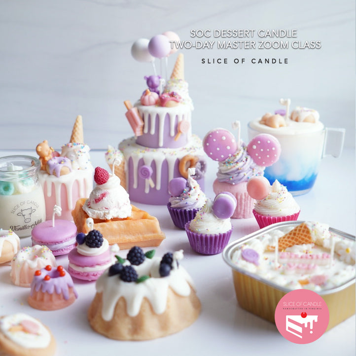 SOC 2-Day Dessert Candle RECORDED ZOOM CLASS (LIVE CLASS RECORDED)