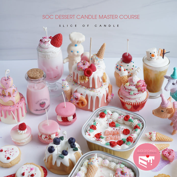 SOC 2-Day Dessert Candle RECORDED ZOOM CLASS (LIVE CLASS RECORDED)