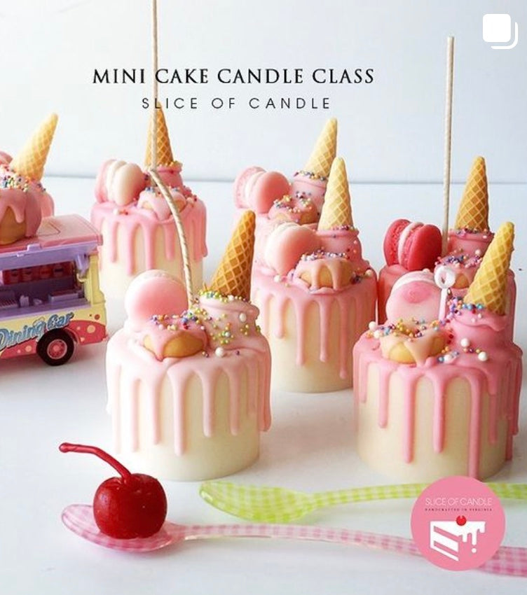 Mini Cake Candle Live Zoom Class October 1
