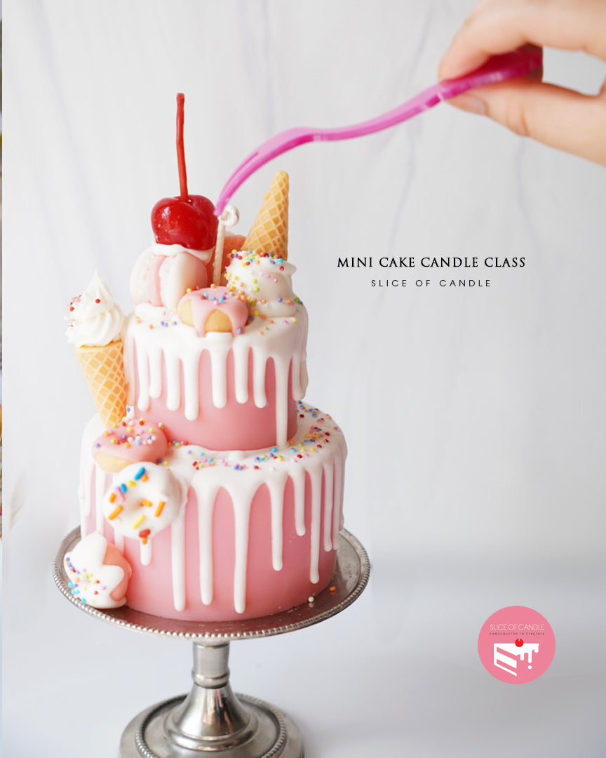 Mini Cake Candle Live Zoom Class October 1